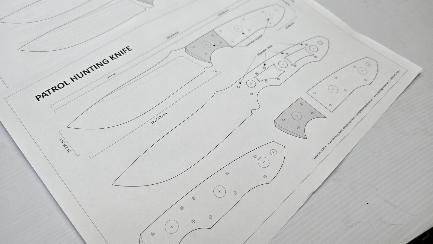 Patrol Hunting Knife Design