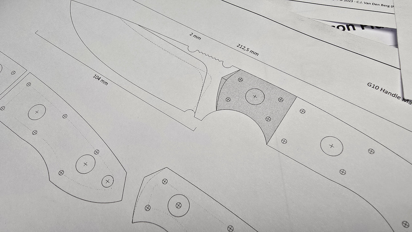Recon Knife Template