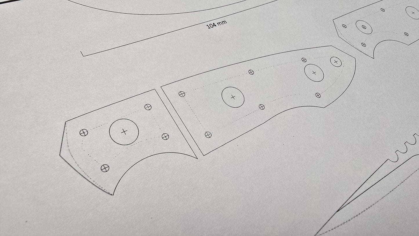 Recon Knife Template
