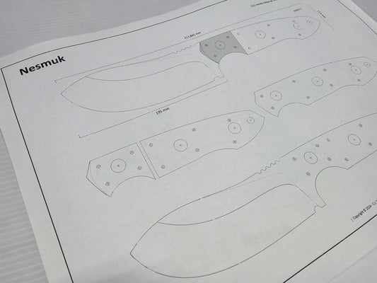 Nesmuk Knife Template