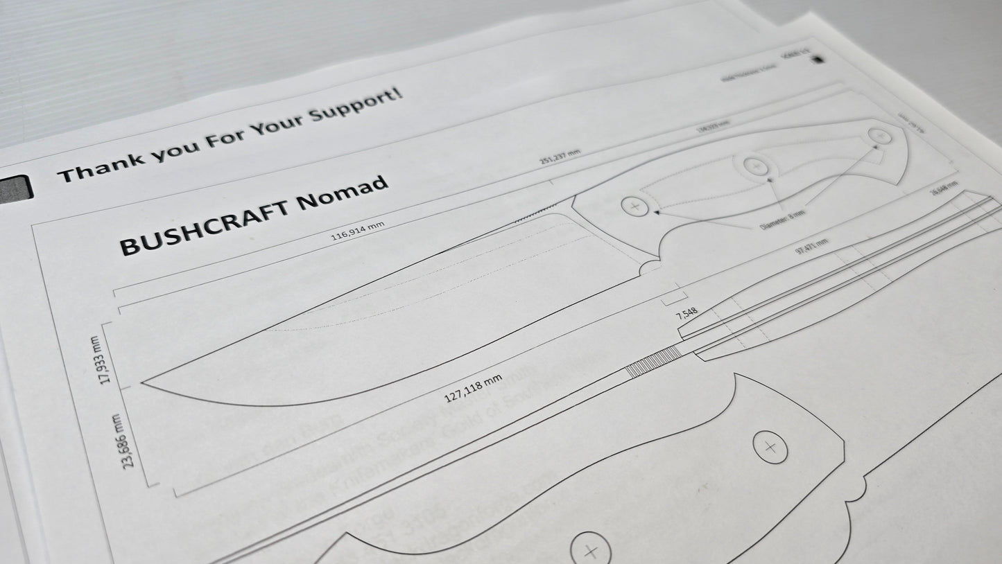 The Nomad Bushcraft Knife Design