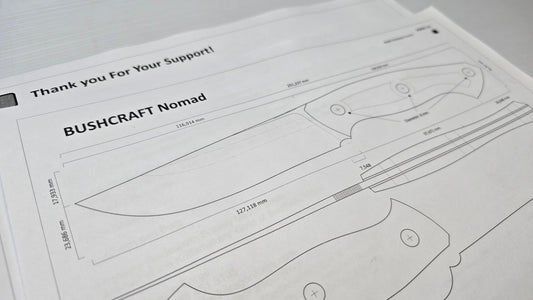 The Nomad Bushcraft Knife Design