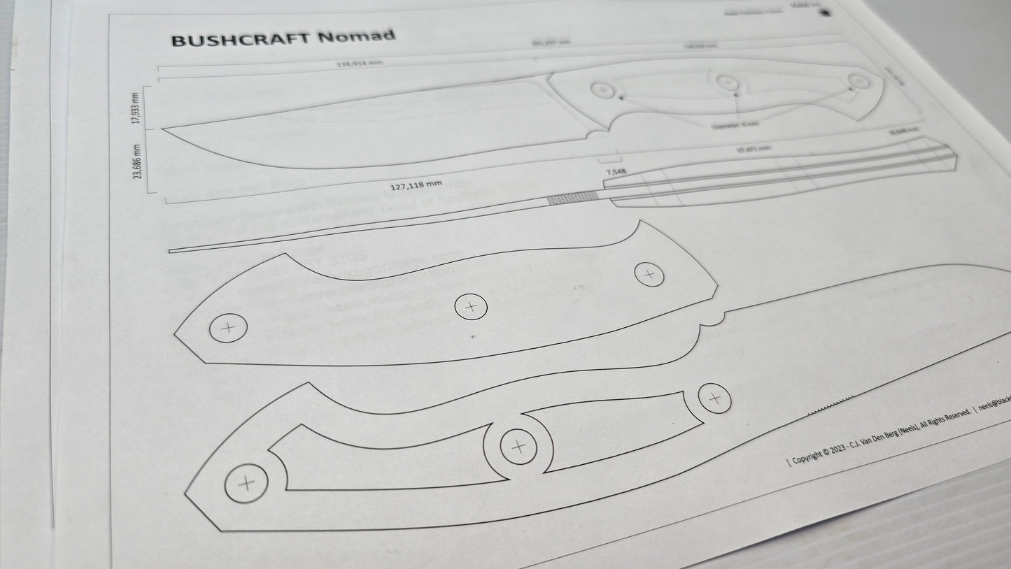 The Nomad Bushcraft Knife Design