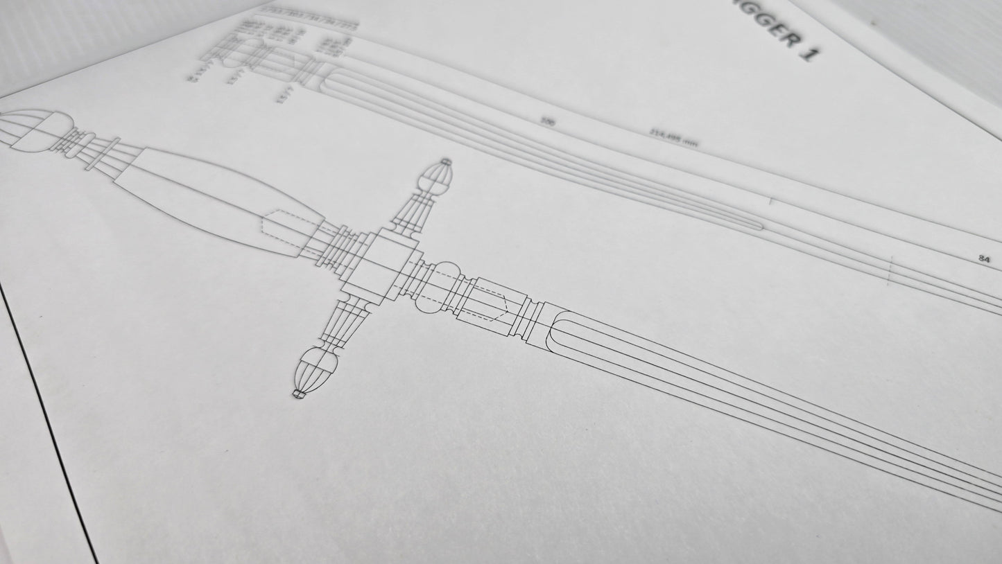 Stiletto Dagger Design #1