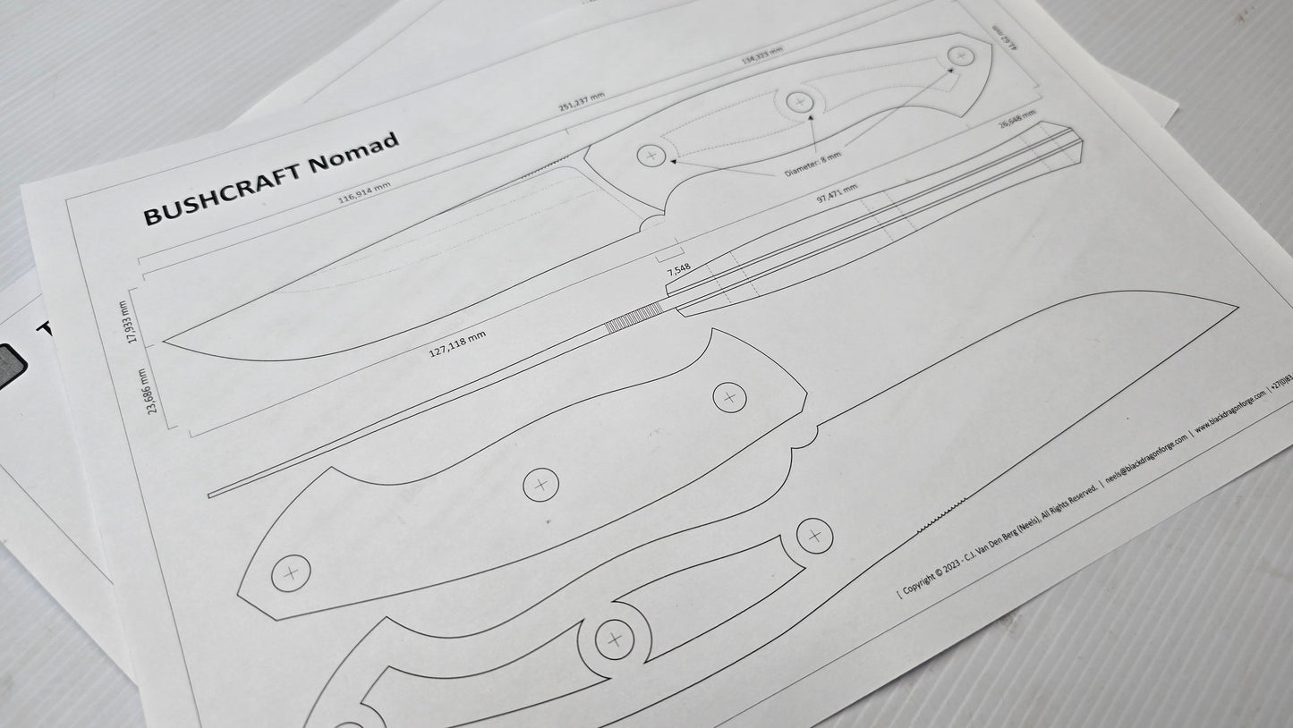 The Nomad Bushcraft Knife Design