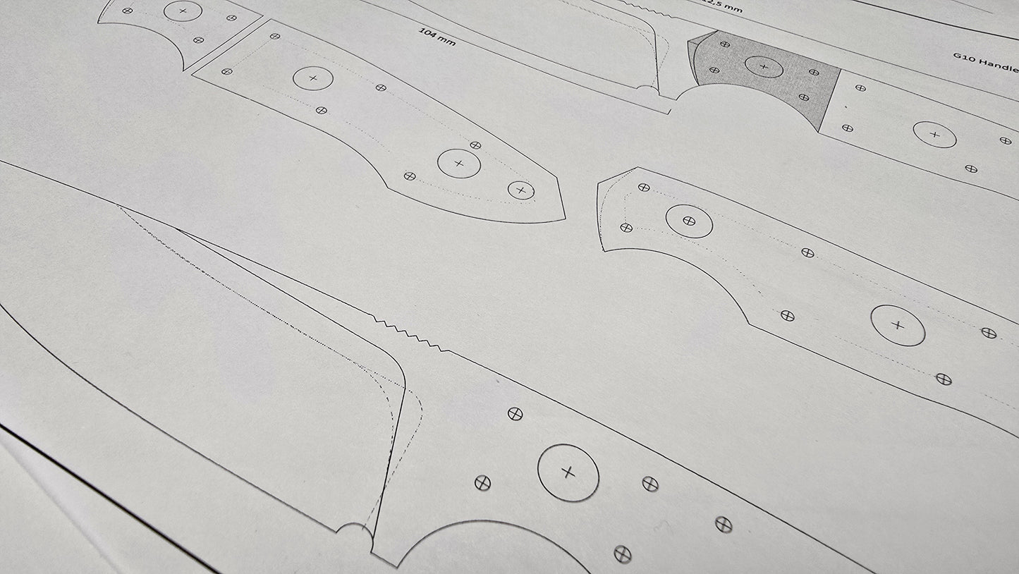 Recon Knife Template
