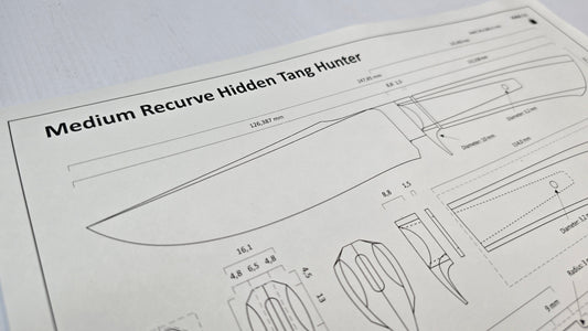 Medium Recurve Hidden Tang Hunter